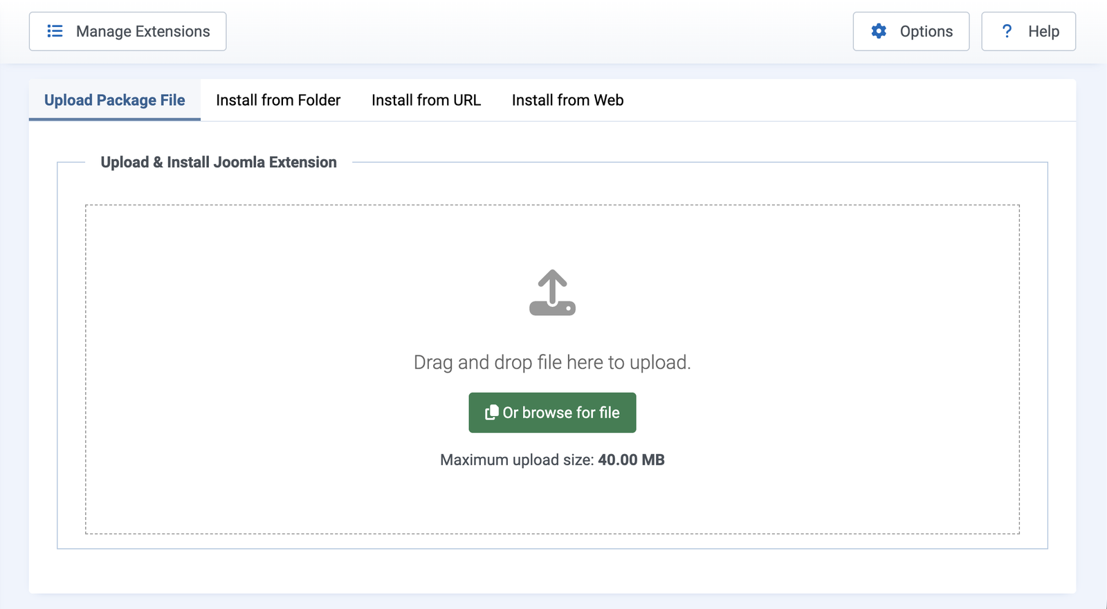 joomla installer