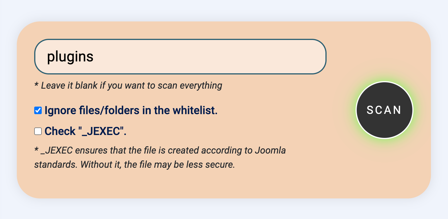 scan malware directory